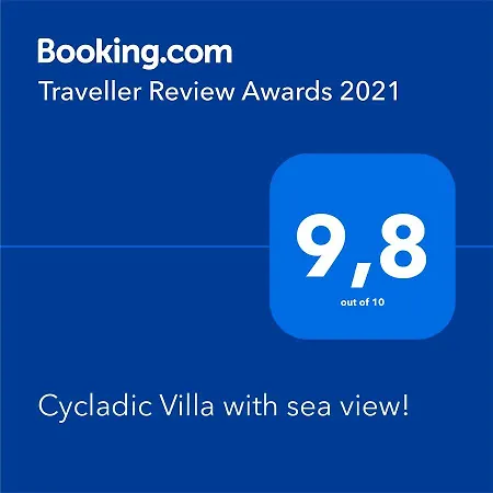 Willa Cycladic With Sea View! *